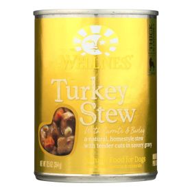 Wellness Pet Products Dog Food - Turkey With Barley And Carrots - Case Of 12 - 12.5 Oz.